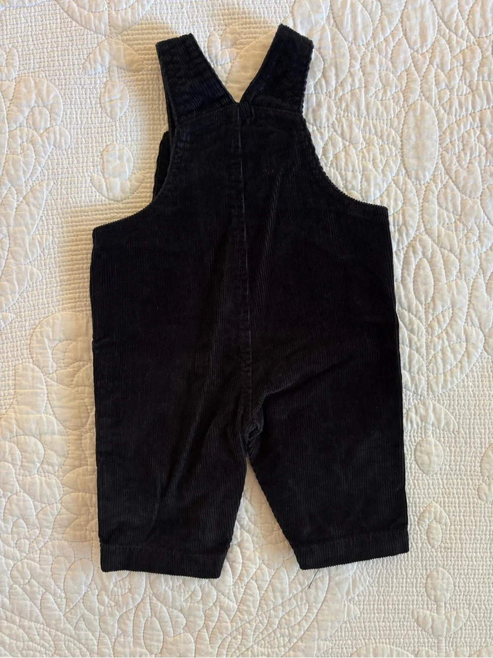 Carter's Black Corduroy Overalls